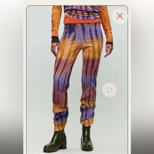 Cotton Citizen Tie-Dye Women's straight leg Pants Small NWT $175